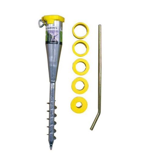 Podstawa wkręcana parasol suszarka BEST Ocynk tuleje zwezajace