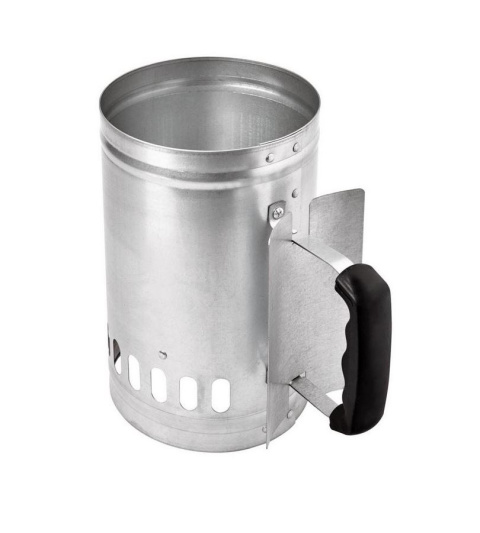 Komin rozpalanie grilla szybki skuteczny sposób brykiety 