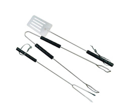 Zestaw przyborów grillowania podstawowe sztućce