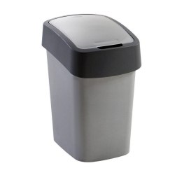 Kosz śmieci GIA 25 l uchylny pokrywą szary