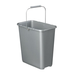 Kosz śmieci kubeł rączką 25 l lekki przenośny  