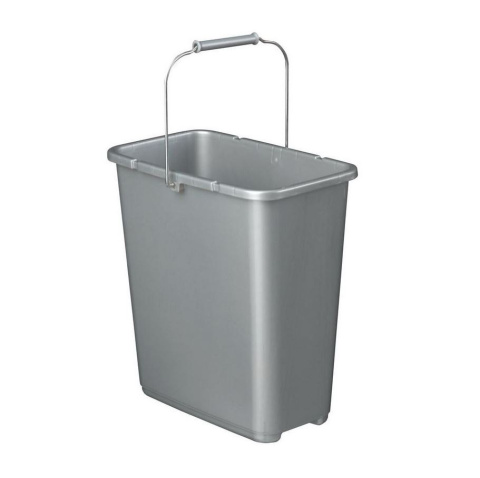 Kosz śmieci kubeł rączką 25 l lekki przenośny  