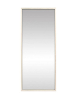 Lustro wiszące rama dekoracyjne 82,2x34,2 cm białe  