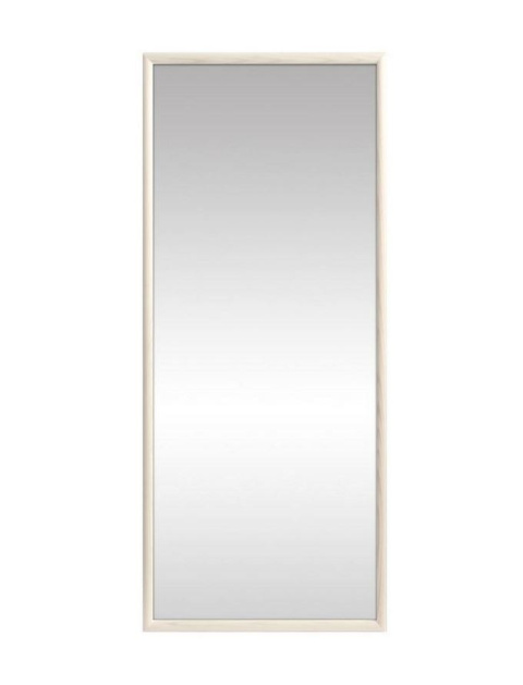 Lustro wiszące rama dekoracyjne 82,2x34,2 cm białe  