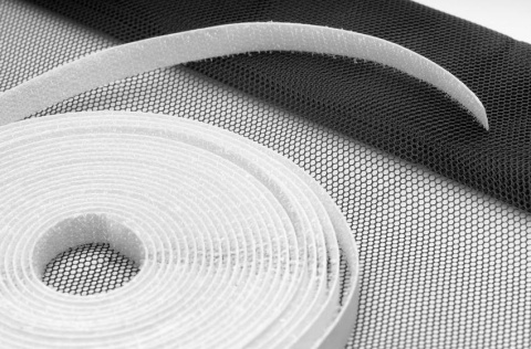 Moskitiera siatka owady drzwi obciążnikami