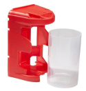 BOX 8cm pojemnik śrubki wkręty czerwony wyjmowany