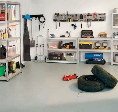 Regał metalowy 180x120x40cm 200kg półka COY piwnica garaż 