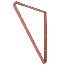 Wspornik półki dekoracyjny 28x2x20cm czerwony  