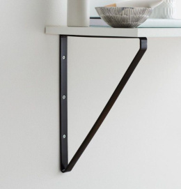 Wspornik półki dekoracyjny 28x2x20cm czarny 