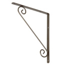 Wspornik półki dekoracyjny kuty 30x2x25 antyczny brąz  