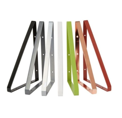 Wspornik półki dekoracyjny 28x2x20cm zielony  