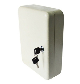 Szafka klucze 48 miejsc 25x18x8 biała zamykana