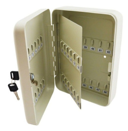 Szafka klucze 48 miejsc 25x18x8 biała zamykana