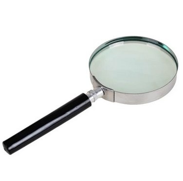 LUPA KLASYCZNA SZKŁO POWIĘKSZAJĄCE 60MM METALOWA