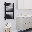 Grzejnik łazienkowy HALFA1 czarny 75x44cm CO