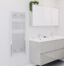 Grzejnik łazienkowy chrom ESSO 110x45 płaski