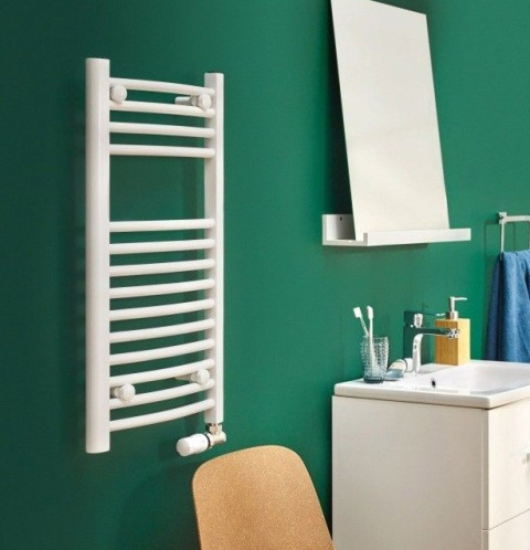 Grzejnik łazienkowy biały ESSO 70x40 CO