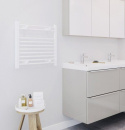 Grzejnik łazienkowy biały ESSO 50x55 mały