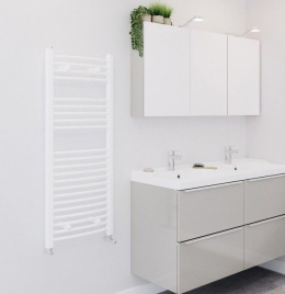 Grzejnik łazienkowy biały ESSO 110x45 płaski