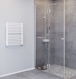 Grzejnik łazienkowy biały LOYA  61x53 mały