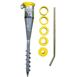 GARYSOL 57cm stalowa podstawa 63mm suszarki parasol ziemię