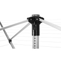 Stojąca suszarka ogrodowa 50m 185cm aluminium lekka