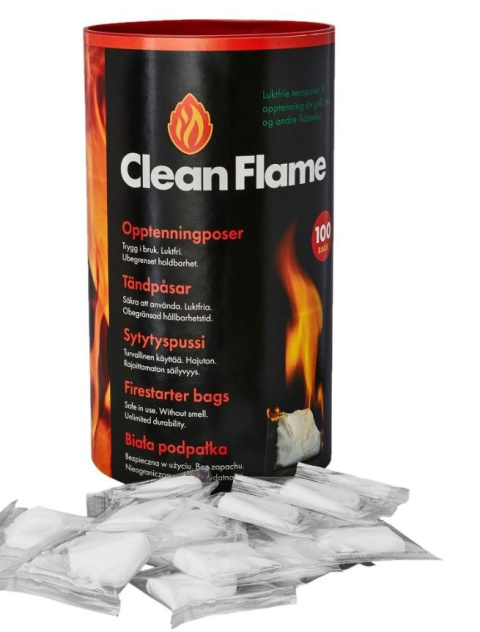 Podpałka grilla 100 szt bezzapachowa rozpałka kominka