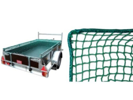 Gumowana siatka elastyczną linką Ø6 mm 220cm 150cm przyczepa  