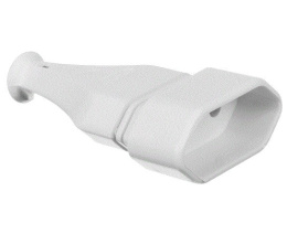 Gniazdo EURO nie uziemione białe kompaktowy ideał