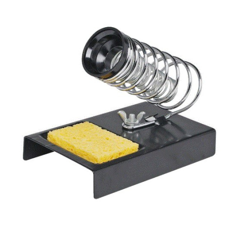 Stojak lutownicę płytka czyszczacą grot zadbaj o czystość