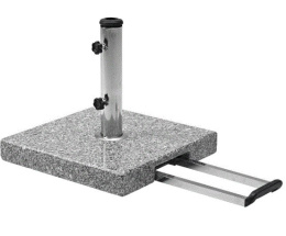 Podstawa parasol ogrodowy 38 48mm fi 28kg kamień rączka