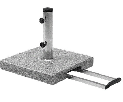 Podstawa parasol ogrodowy 38 48mm fi 28kg kamień rączka