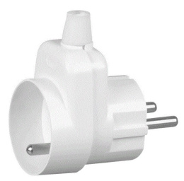 Wtyk gniazdo uziemieniem kabla kompaktowy ideał  