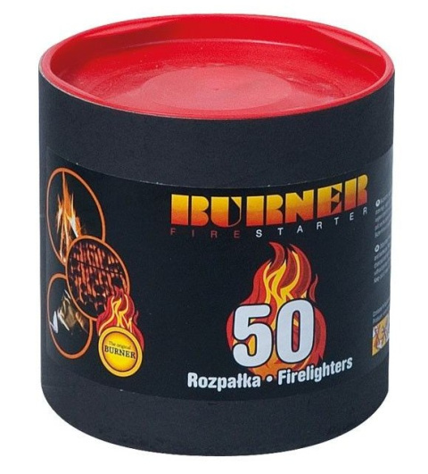 Podpałka kominka Burner 50 szt bezzapachowa rozpałka kominka