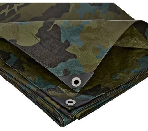 Plandeka 3x4 m 160g/m2 MORO nakrycie maskująca oczka