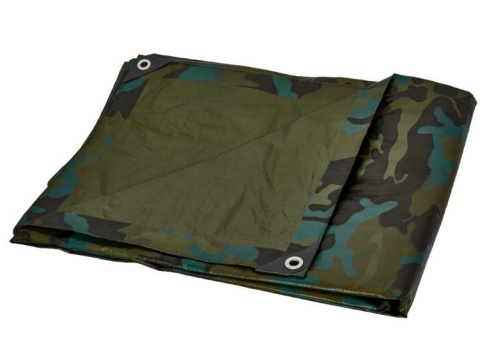 Plandeka 6x8 m 180g/m2 MORO nakrycie maskująca oczka 