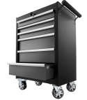 Szafka narzędziowa BQ kółkach zamek 6 szuflad