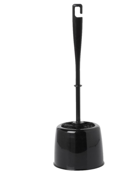 Czarna szczotka WC do kibelka czyszczenie toalety