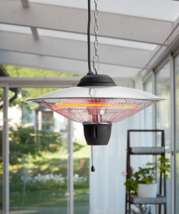 Ogrzewacz zewnętrzny 1500 W zawieszany ogród antresola oranżeria