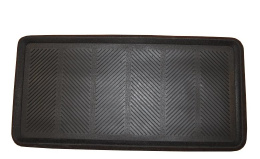 RUMEN 80 40 cm guma czarna ociekacz wycieraczka