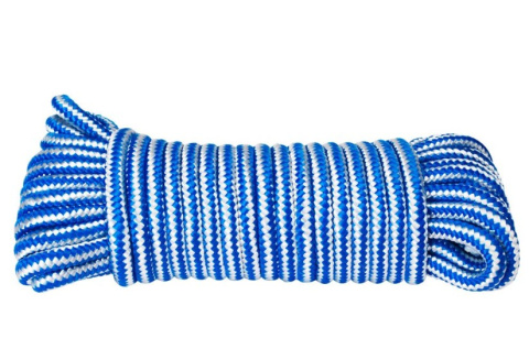 Lina szotowa 15m 8mm fałowa poliester zryw 600kg