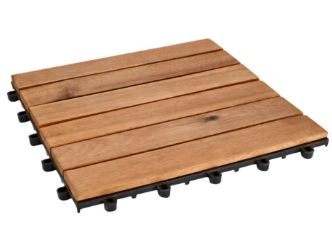 Płytka tarasowa podłogowa 30x30cm 5szt akacja 0,45 metra