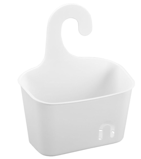 Koszyk kran prysznic BATH biały mały szapon mydło