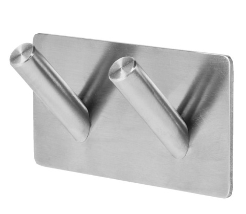 Wieszak łazienkowy ręczniki 3M stal nierdzewna podwójny