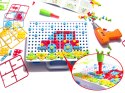Zestaw Klocków Edukacyjnych z Wkrętarką - Twórcza Zabawka dla Dzieci
