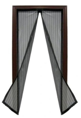 Nowoczesna moskitiera magnetyczna na drzwi 210x100 cm