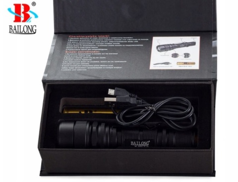 MOCNA LATARKA TAKTYCZNA ACU USB XM-L3-U3 603 ALU lotnicze
