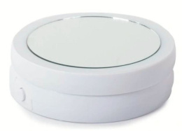 Lusterko kosmetyczne obrotowe podświetlane powiększające LED