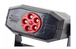 Nowoczesny projektor laserowy z głośnikiem - idealny na każdą imprezę