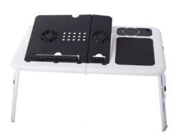 STOLIK laptop CHŁODZENIE USB 2,5m miejsce kubek